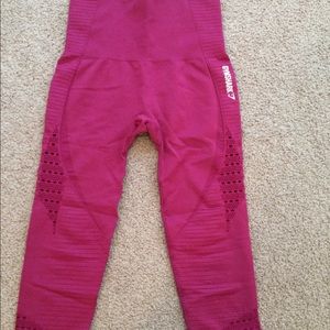 Gymshark energy seamless high waisted crop- beet